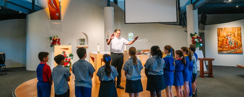 Fr Nigel Blessing Students